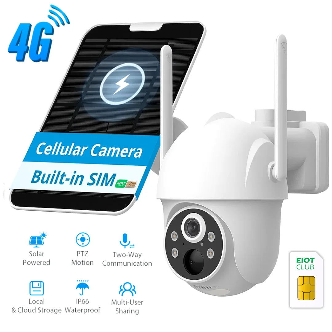 4G Solar Wireless Outdoor Security Camera.