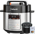 9-in-1 Electric Pressure Cooker, 12 Presets Multi Cooker, 6 Quart Nonstick Pot (2025 Upgraded)