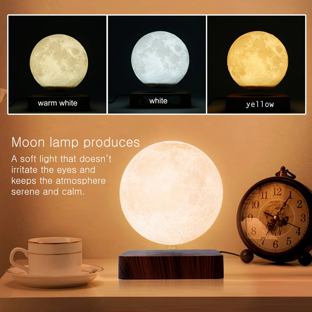 Levitating Moon Table Lamp.