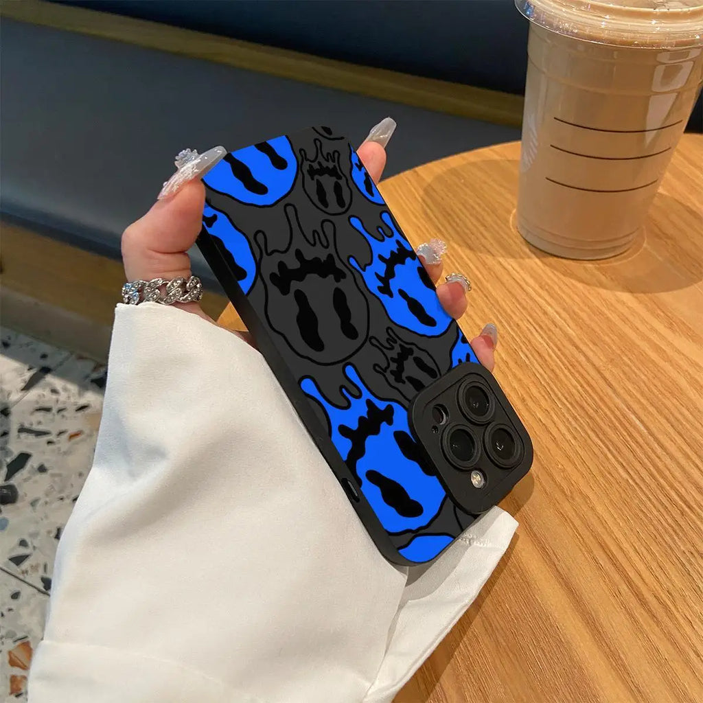 Fashion Smile Face Pattern Phone Case.