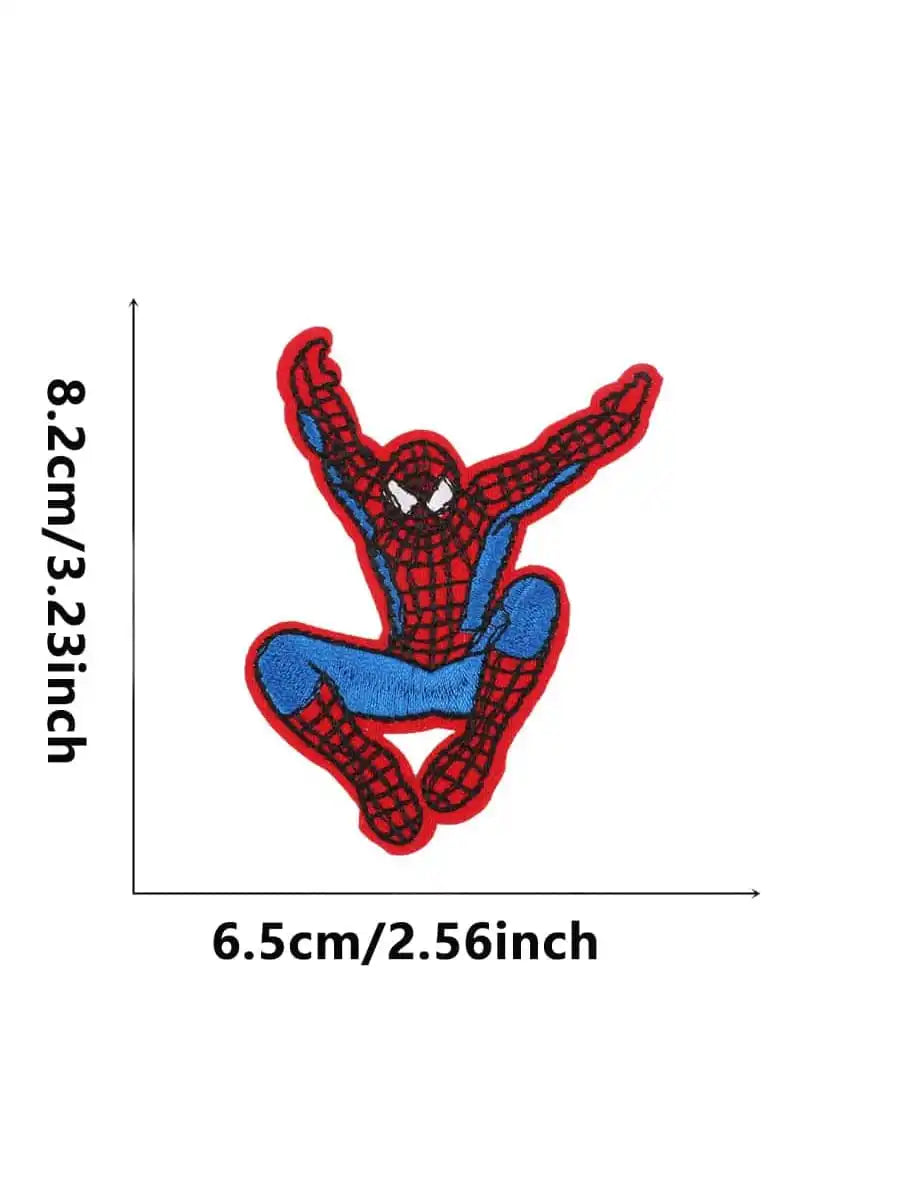 15/23/24pcs Marvel's Spider - Man Iron-On/Sew-On Embroidered Patches.
