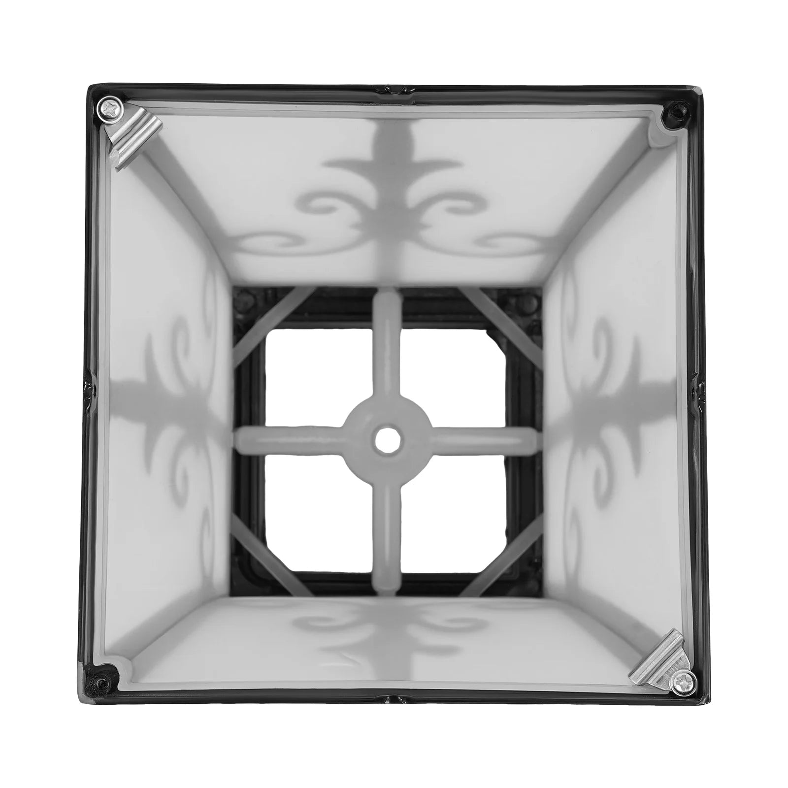 Remote control Outdoor Solar Powered Electric Supply Pillar Light.