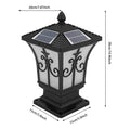 Remote control Outdoor Solar Powered Electric Supply Pillar Light.