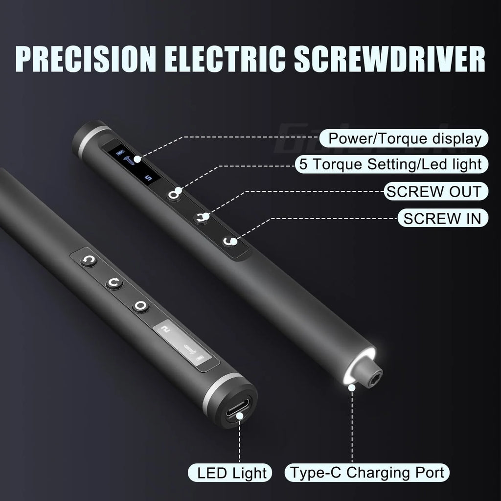 49 in 1 Electric Screwdriver Set 5 Torque Settings.