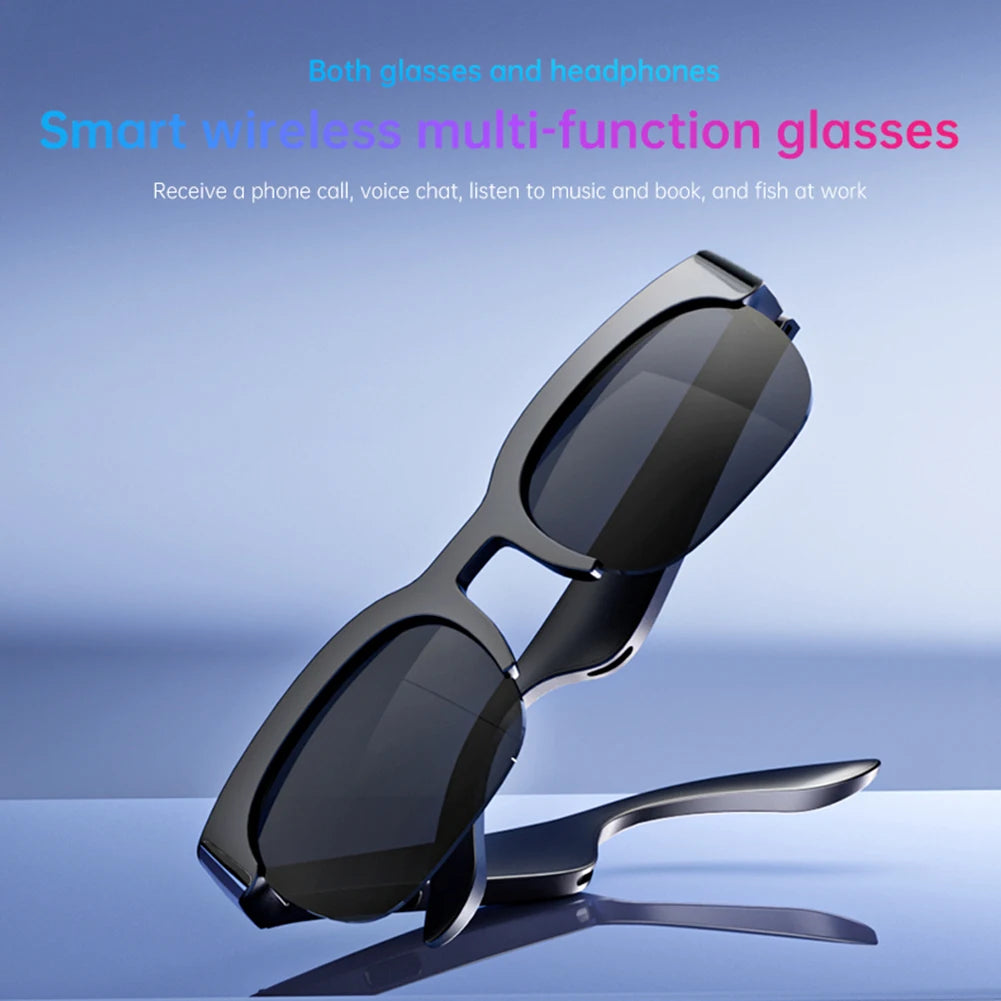 Smart Glasses with AI Translator Hands-Free Music & Calls Audio Glasses Outdoor Sports Headphones for Men and Women