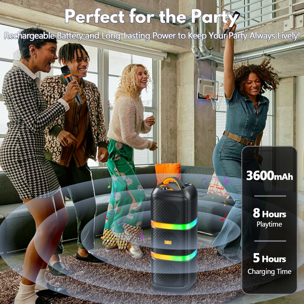 Wireless Portable Waterproof Bluetooth Speaker.