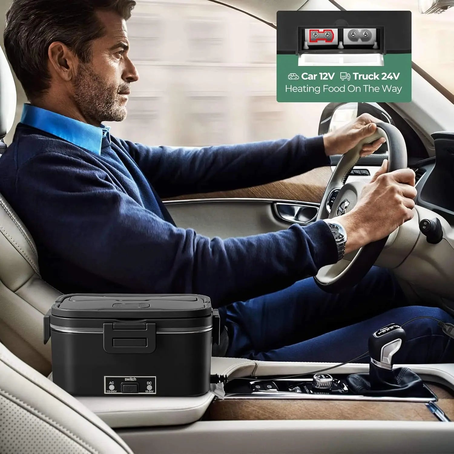 Electric 1.8L Heated Lunch Box