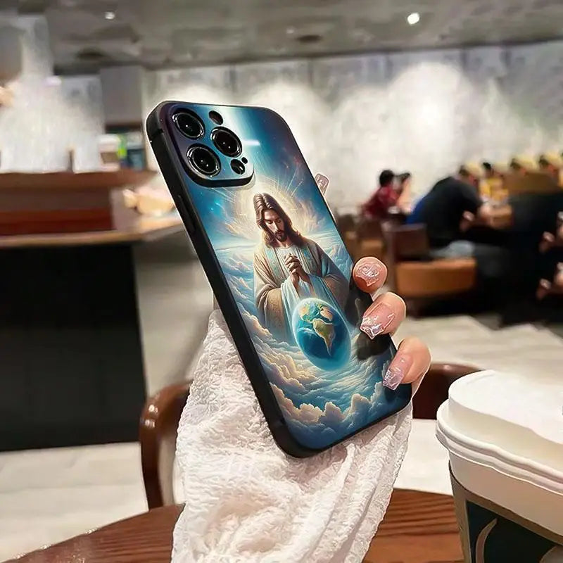 Jesus Pattern Phone Case.