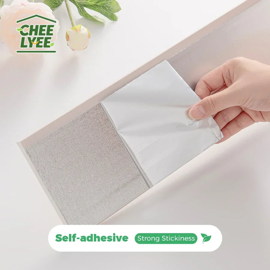 10pcs Self-Adhesive Wooden Stickers Wall Stickers Skirting Lines.