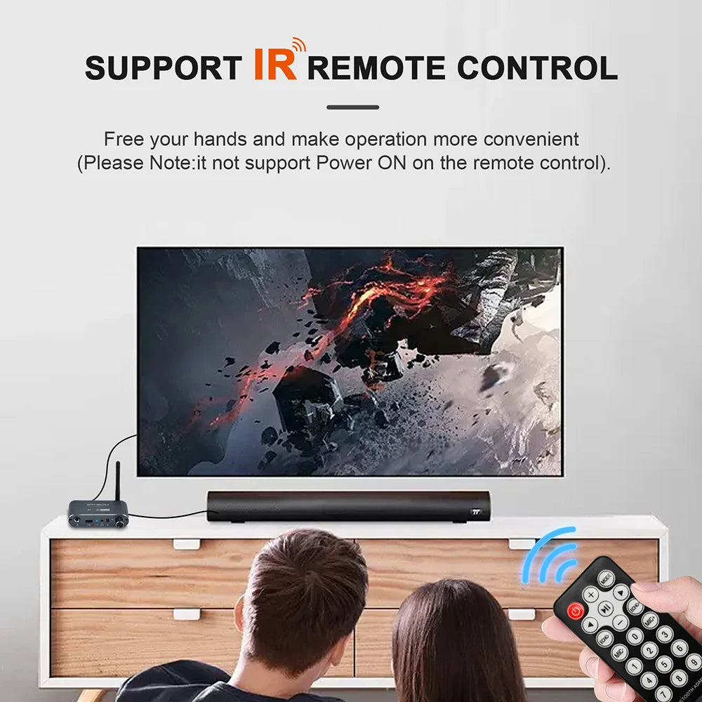 Bluetooth Audio Receiver DAC Coaxial Digital Analog Converter.