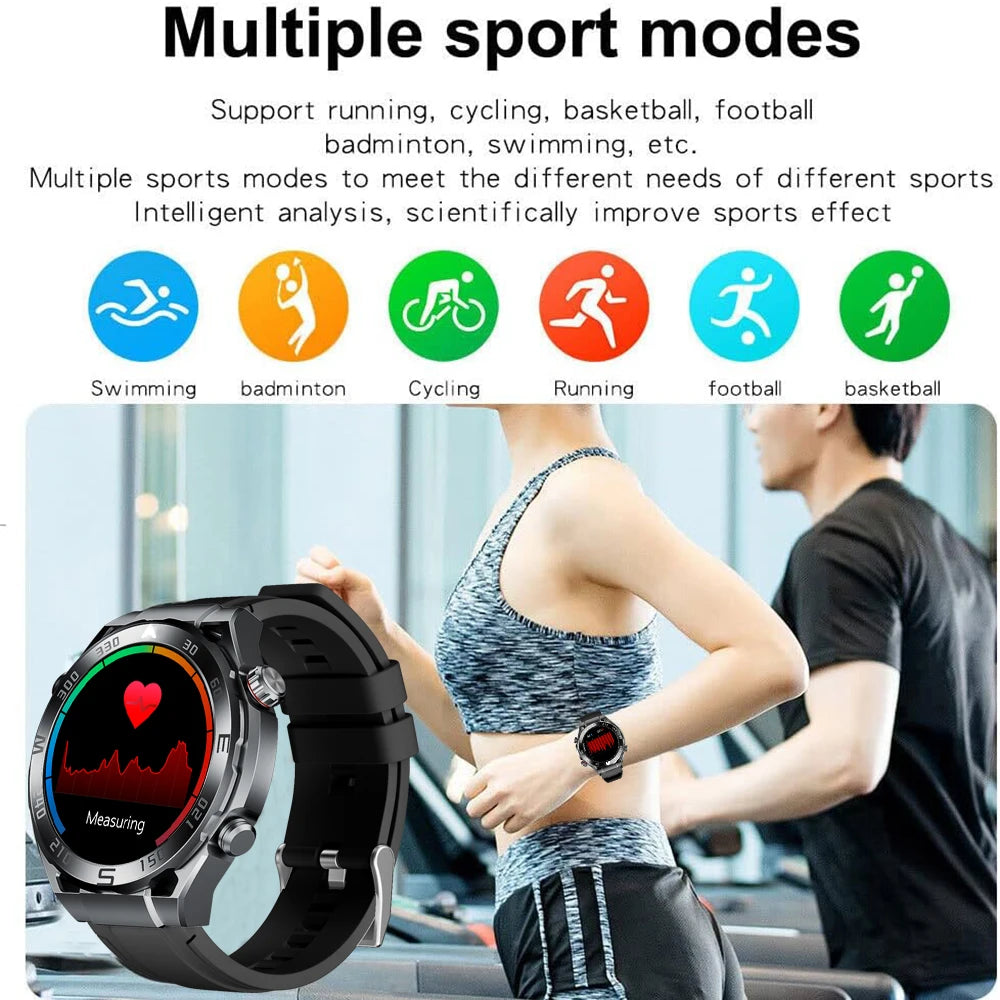 Pro Max Sports Smart Watch Man Woman Smartwatch BT Call Message Notification NFC Health Monitor Watches For Android IOS