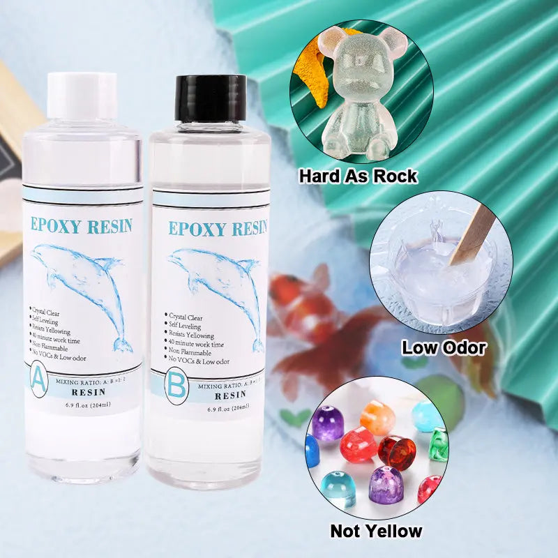 Supplies Resin Pigment Kit Liquid Colorant Dye Powder Filling Material for Art Crafts DIY.