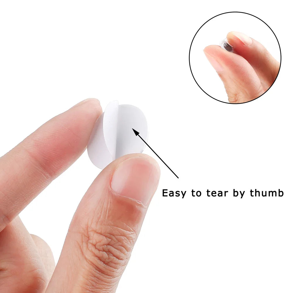 1100pcs Self-adhesive Googly Wiggle Eyes for DIY Scrapbooking Crafts.