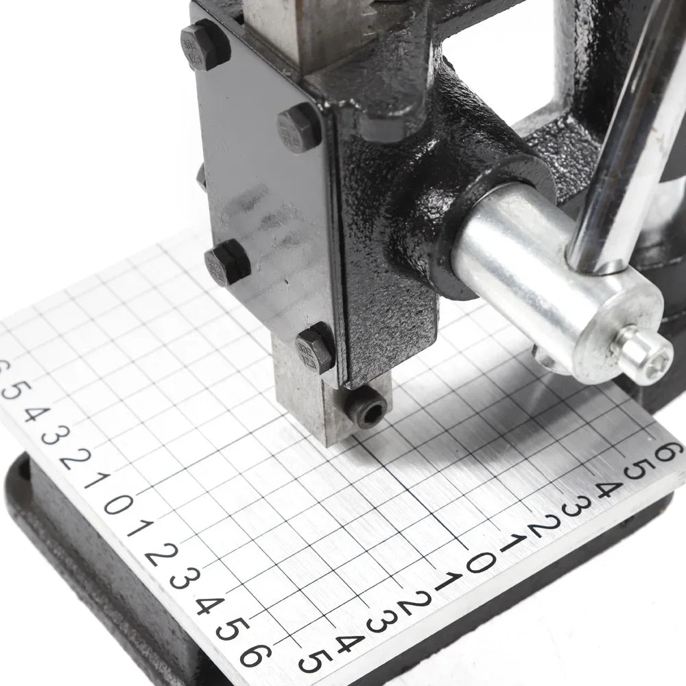 Leather Craft Imprinting Machine DIY Manual Embossing Press Cut Leathe Hole Puncher Punching Bronzing Tool Cutting Stitching