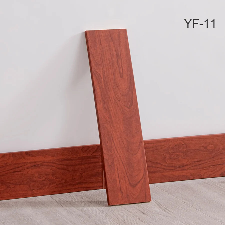 10pcs Self-Adhesive Wooden Stickers Wall Stickers Skirting Lines.
