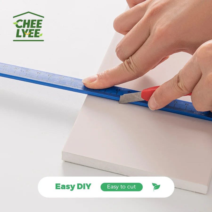 10pcs Self-Adhesive Wooden Stickers Wall Stickers Skirting Lines.