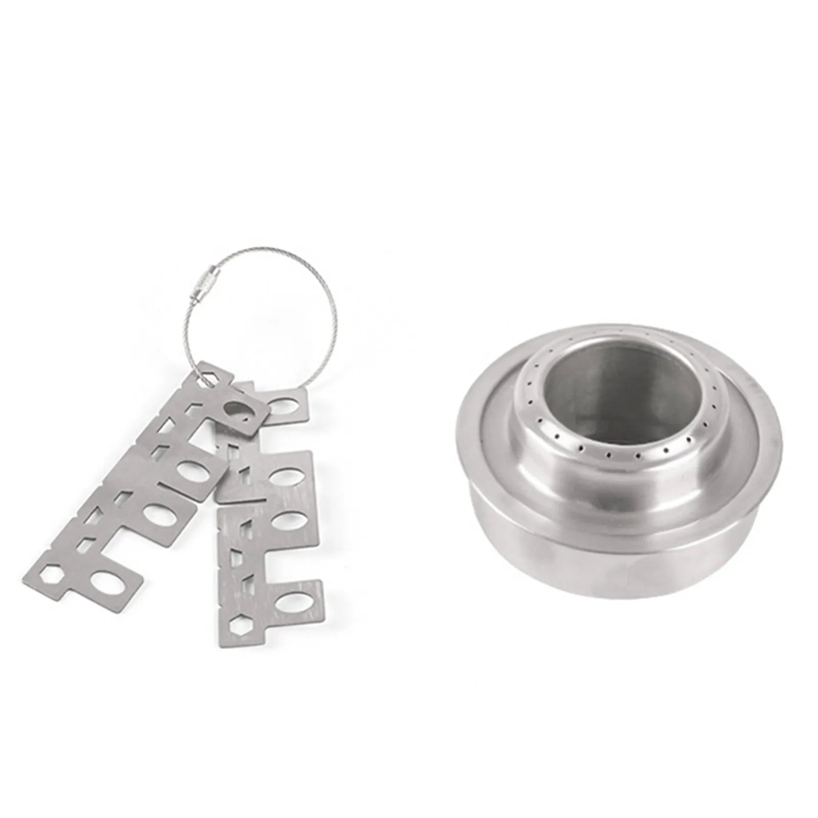Portable Alcohol Stove Outdoor Ultralight Aluminum Alloy Stove Cooking Burner With Cross Stand For Camping Hiking Supplies