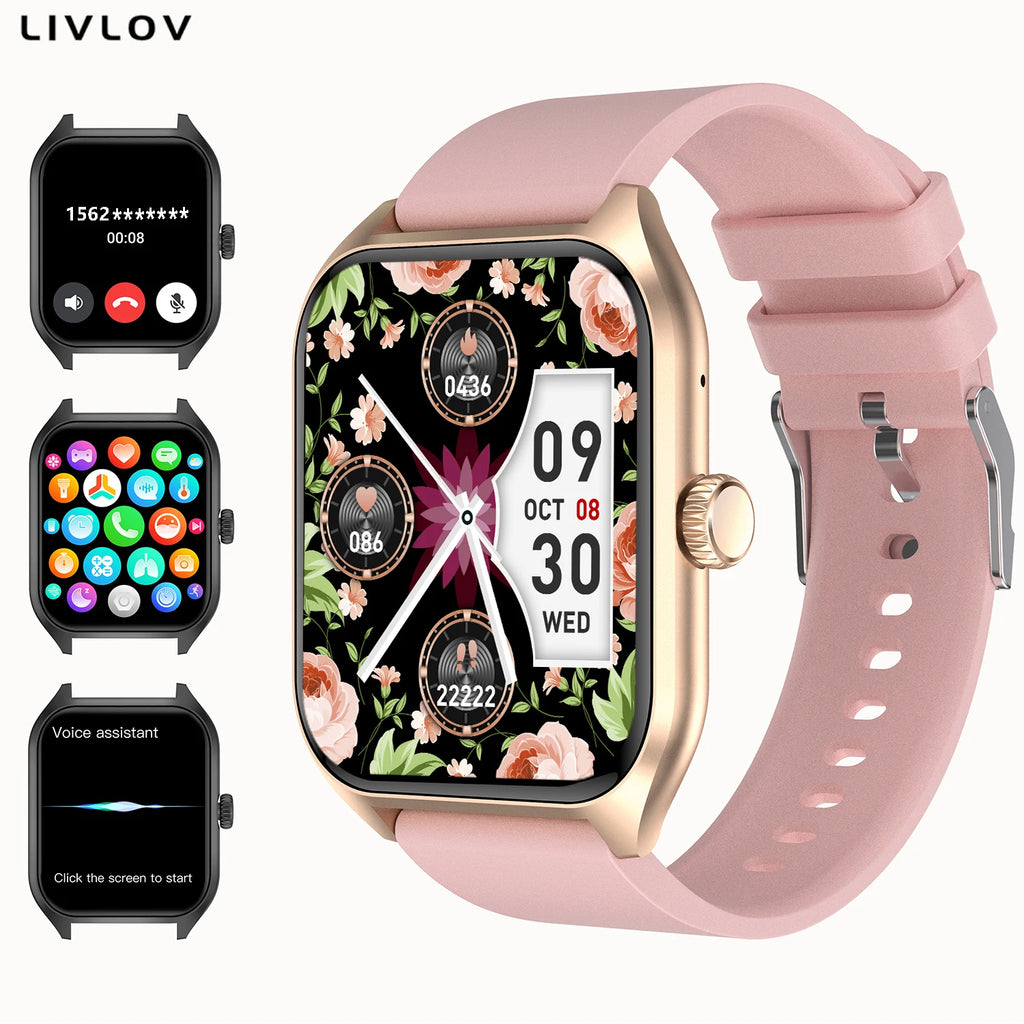 AI Voice Assistant Smart Watch for Men Women.