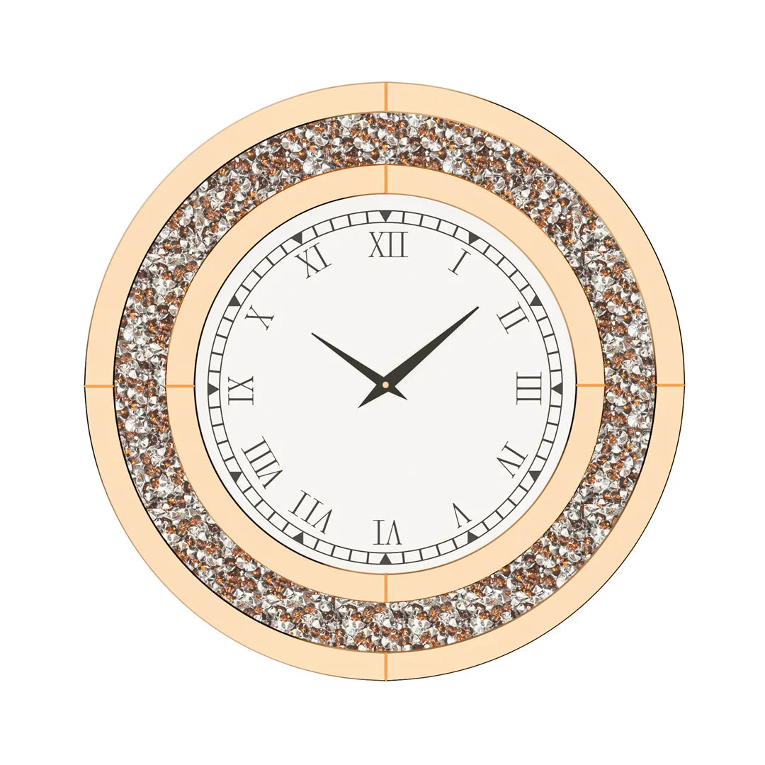 32inch Modern 3D Large Diamond Crystal Clock
