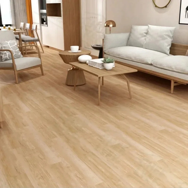 Thicken Wood Grain Floor Sticker Industrial Cement PVC Vinyl Floor Sticker Self-adhesive Waterproof Tile Sticker Home Decor