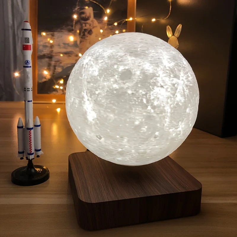 Levitating Moon Table Lamp.