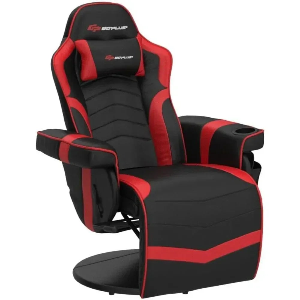 ergonomic leather gaming recliner.