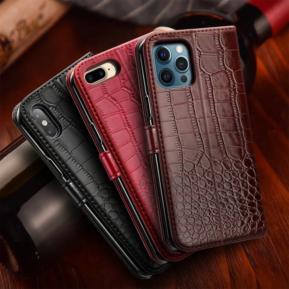 Leather Wallet Phone Case.