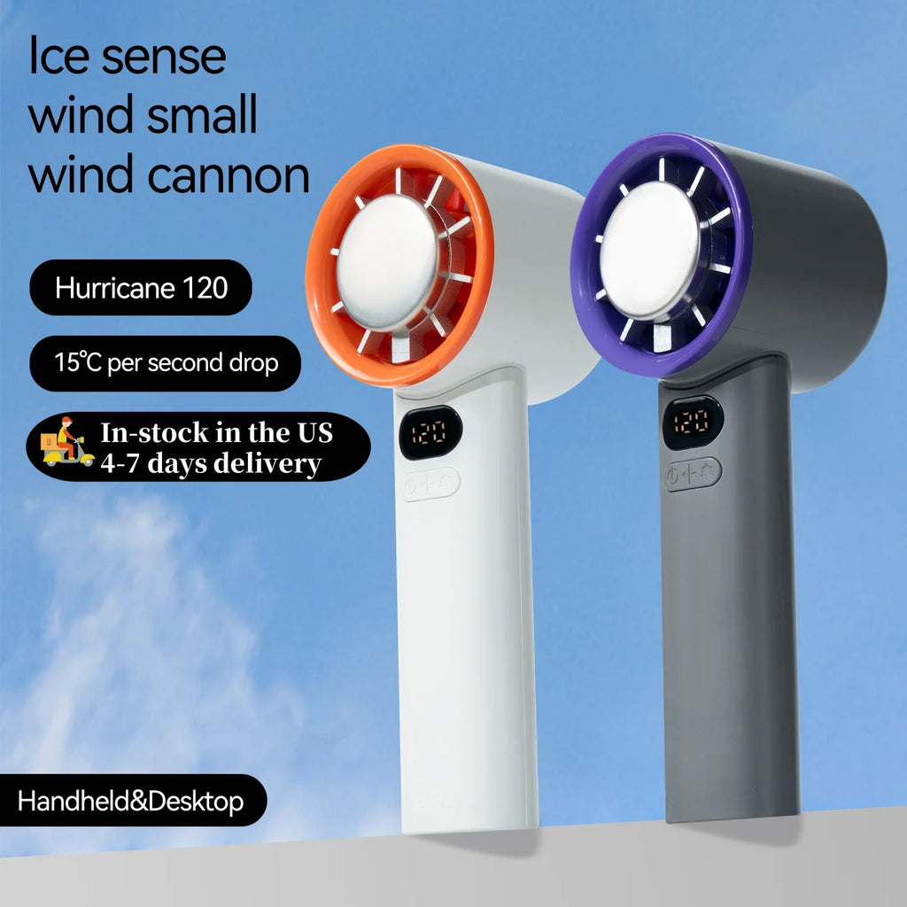 Portable Fan 120-Speed Digital Display.