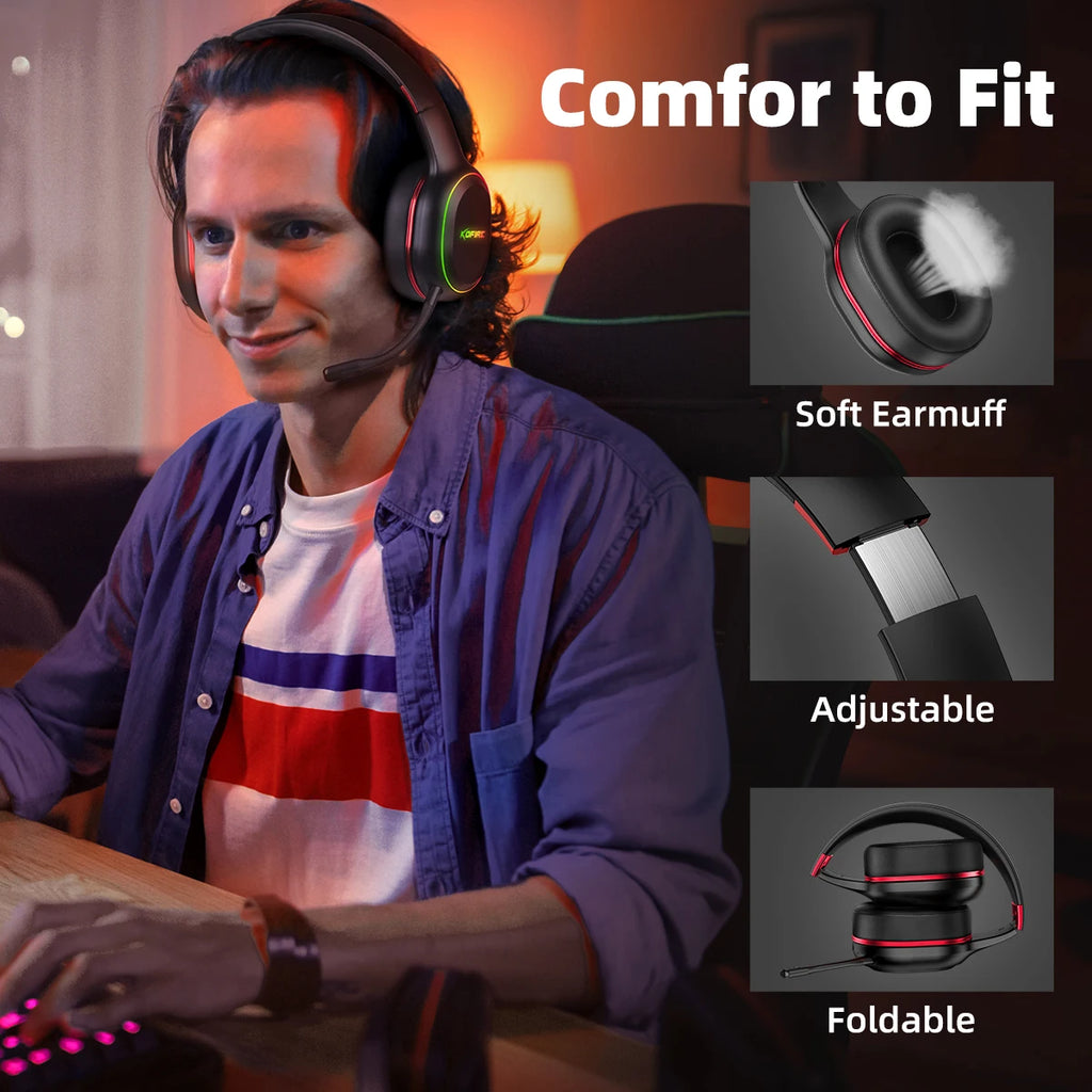 Kofire UG-05 Bluetooth Gaming Headphones.
