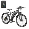 26'' Electric Bike 1000W Peak Motor 40 Miles 25MPH EBike 7 Speed Waterproof