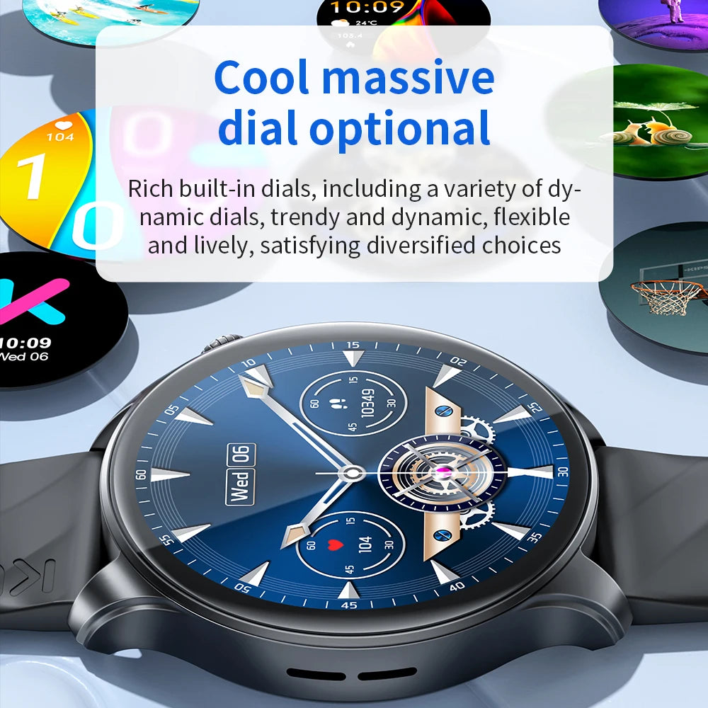 GW3 Pro Smartwatch 1.43" AMOLED IP68 Waterproof Bluetooth 5.2 Fitness Tracker Heart Rate Blood Oxygen Monitor