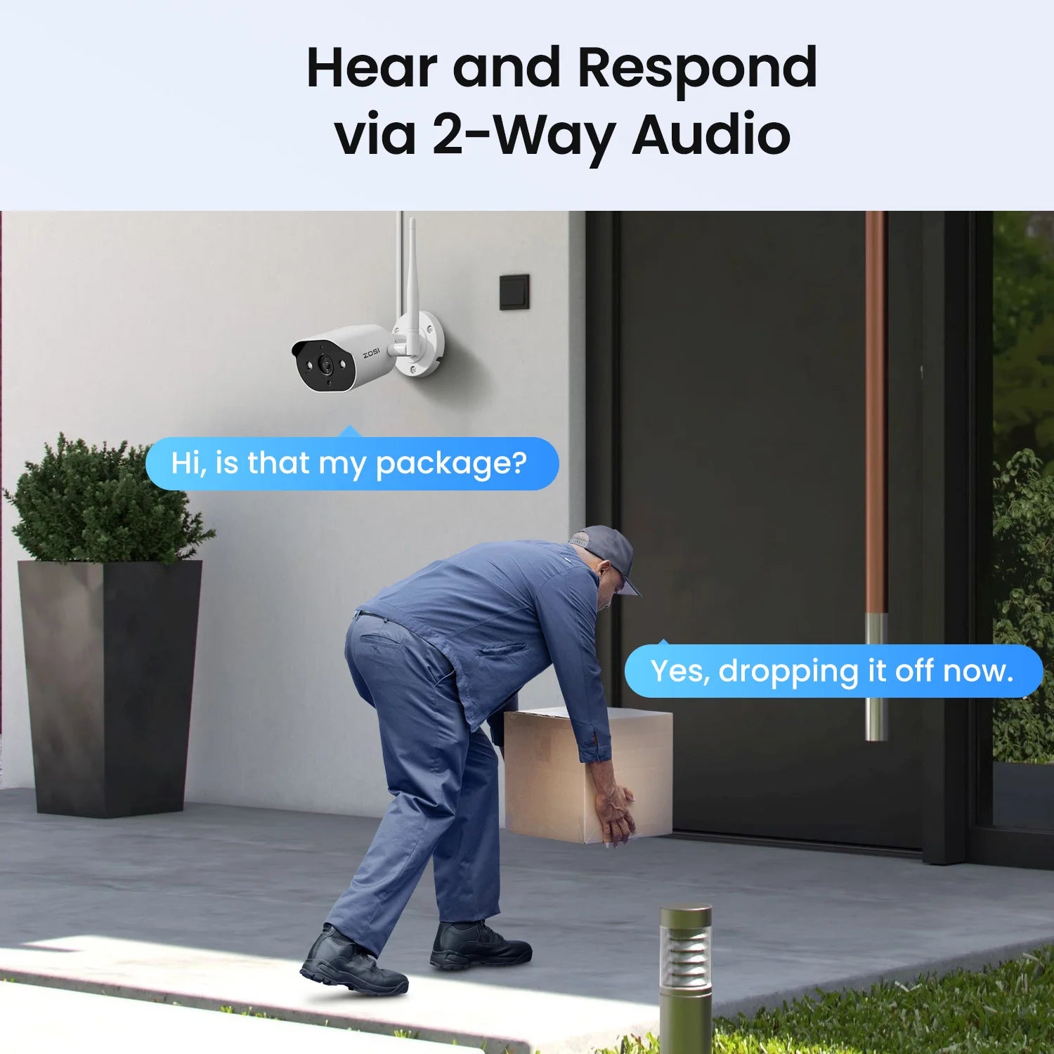 2K WiFi 6 Security Camera System 3MP Plug-in Wi-Fi Surveillance Cameras.