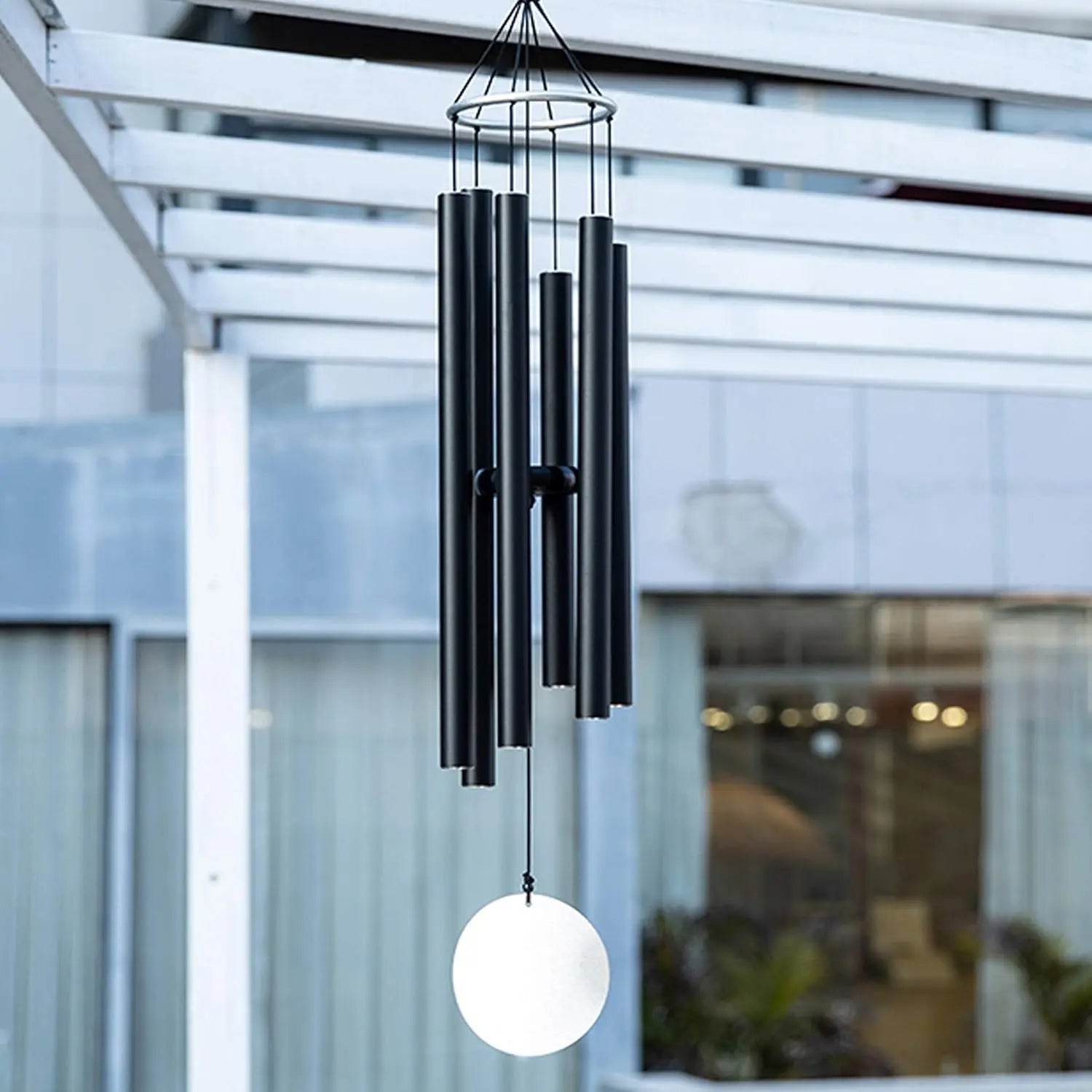 Large 42-Inch Deep Tone Wind Chimes for Outdoor Patio Garden Decor.