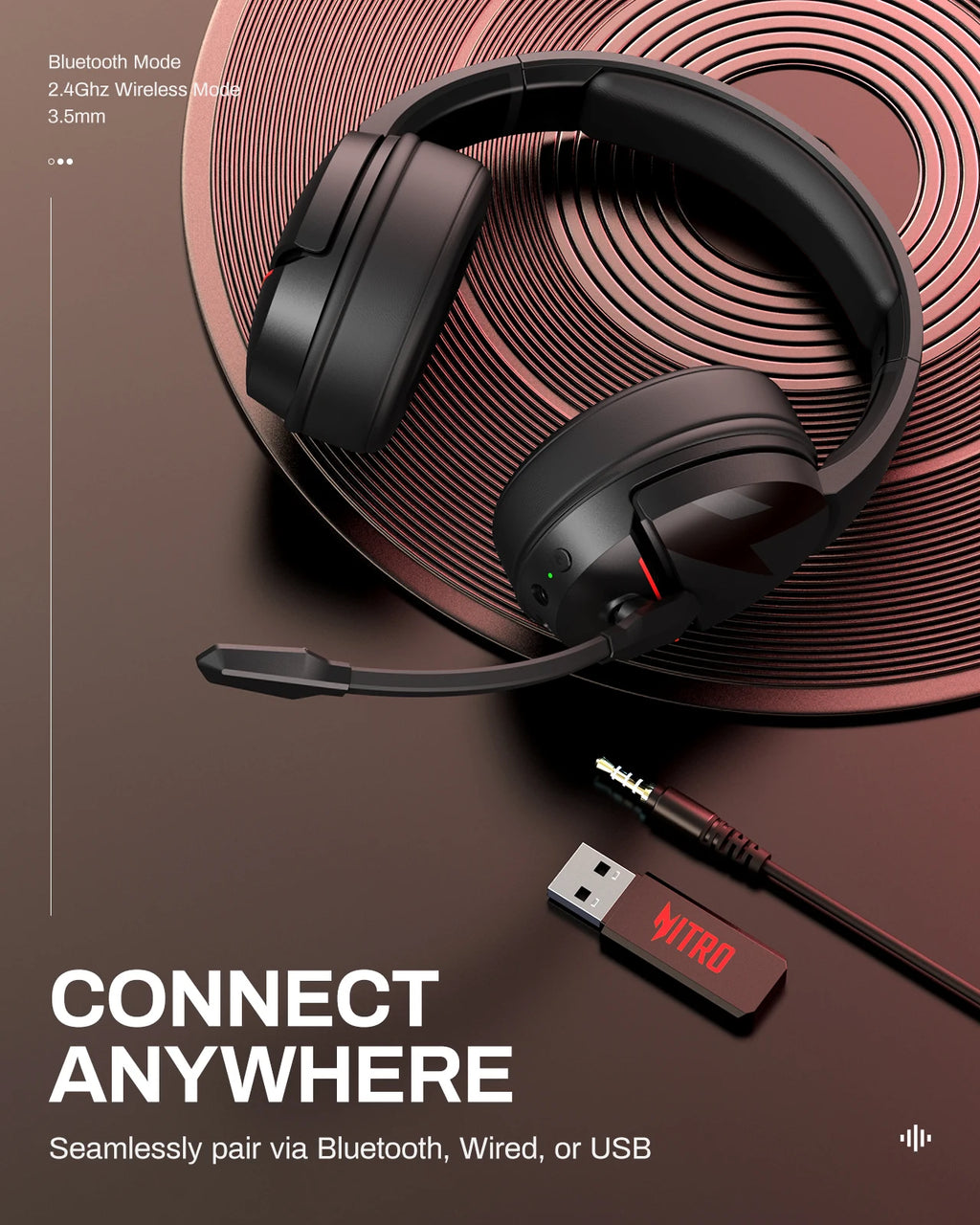 Wireless Gaming Headphones.