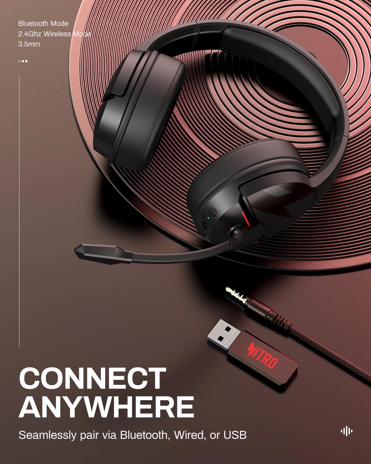 Wireless Gaming Headphones.