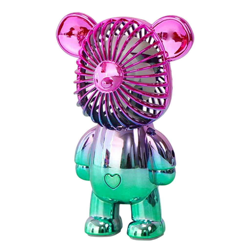 Graffiti Bear  USB Rechargeable Air Cooling Fan  3-speed,