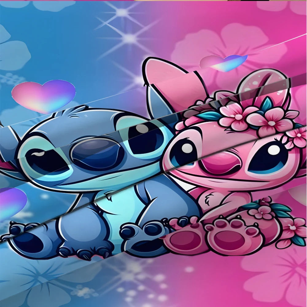 Disney Stitch stretch bed sheets, double bed sheets, soft and warm velvet bedspreads, mattress covers, sheet protection covers,