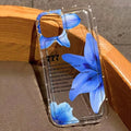 Flowers Lily Hibiscus Pattern Clear Case.
