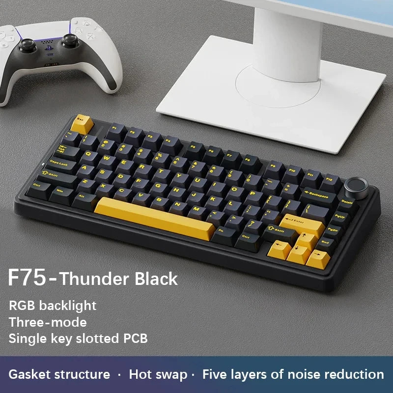 Wireless/Bluetooth/Wired Gaming Mechanical Keyboard.