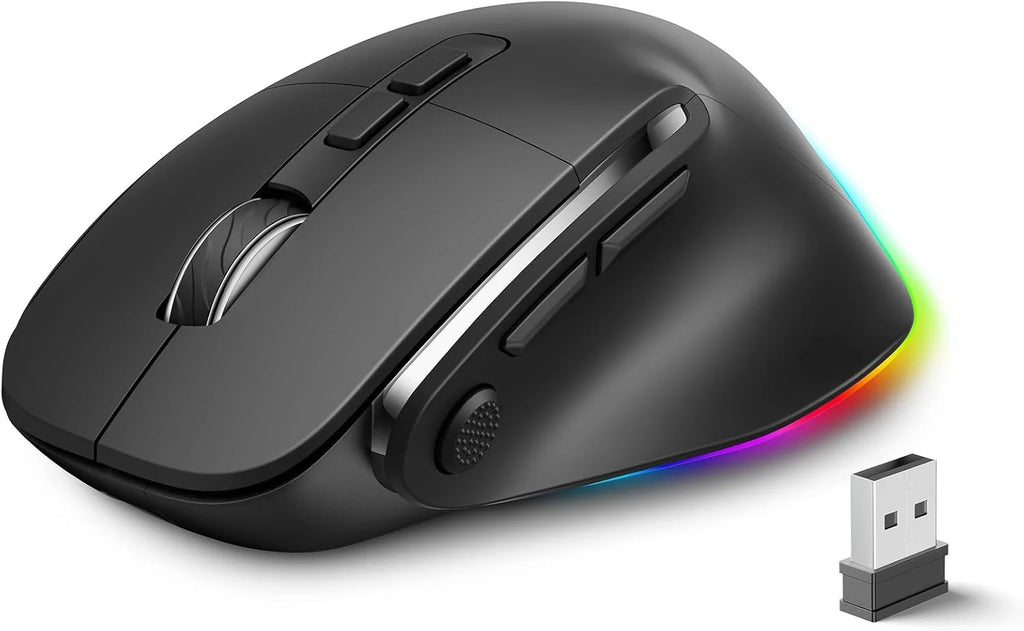 Ergonomic Dual Mode Gaming Mouse Type-C Charging Computer Accessory (For PC, Mobile Phone)