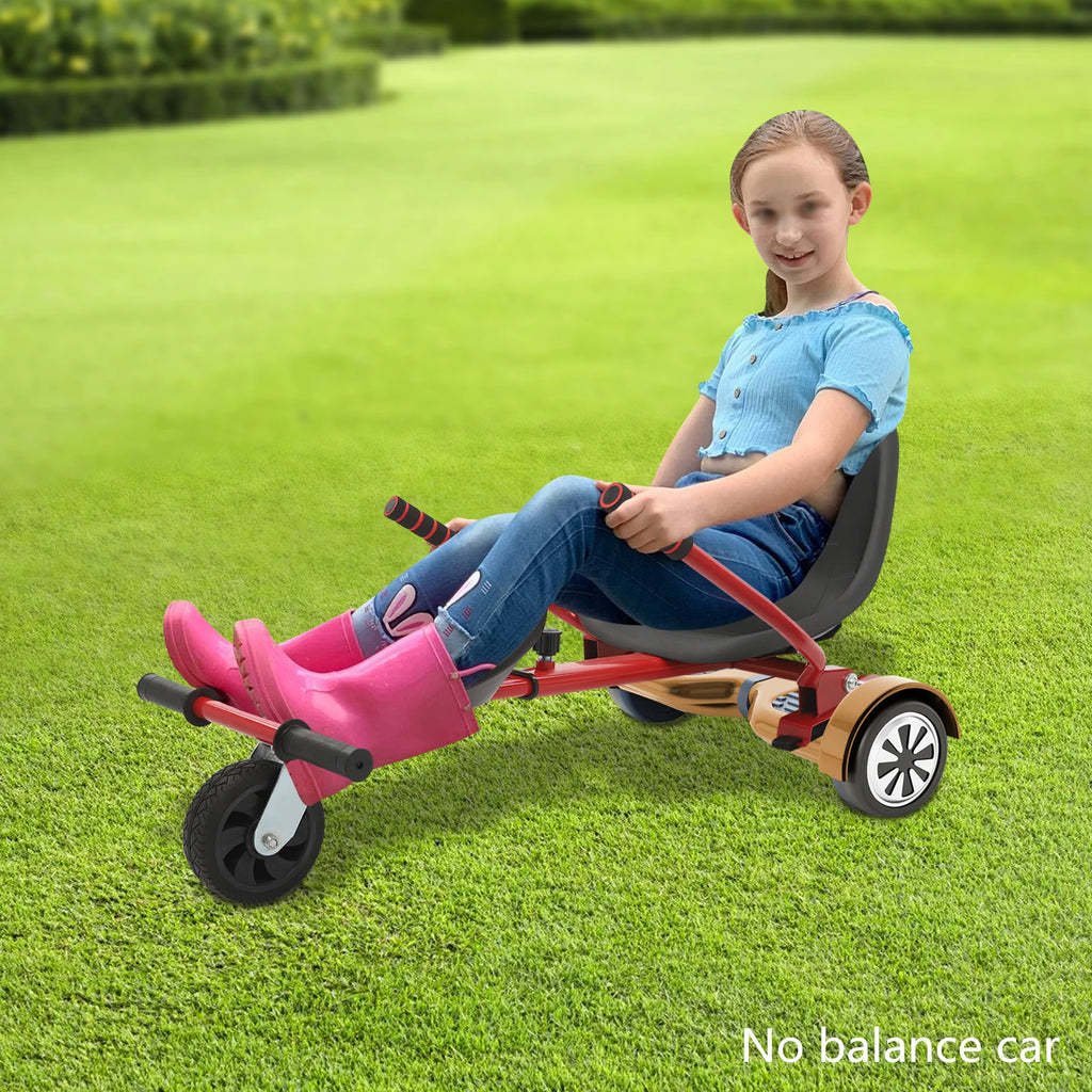 Adjustable Hoverboard Double Seat Attachment for 6.5-10 Inches Scooters Kids or Adults Use Outdoor Parent-Child Entertainment