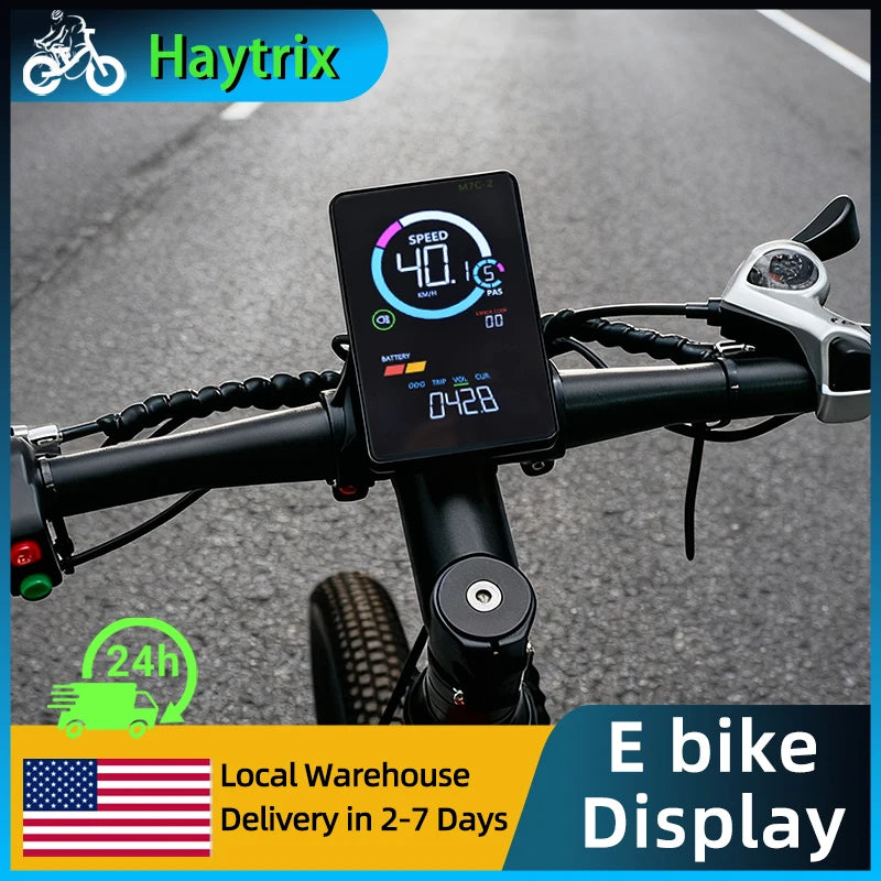 EBike LCD Display Bicycle Speedometer Screen for Fatbike Scherm Scooter Accessories Bike Computer
