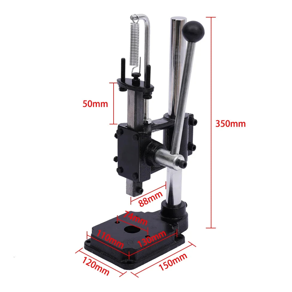 Leather Craft Imprinting Machine DIY Manual Embossing Press Cut Leathe Hole Puncher Punching Bronzing Tool Cutting Stitching