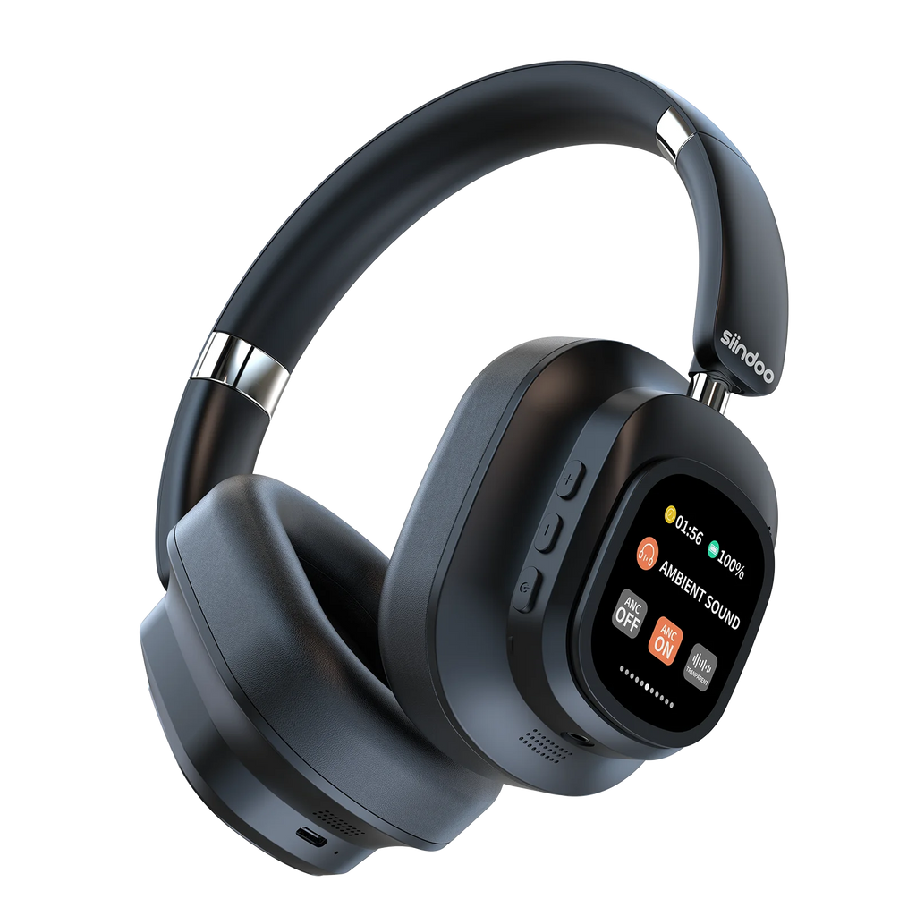 Wireless Headphone, With Multi Magnetic Touch Control LED Screen.