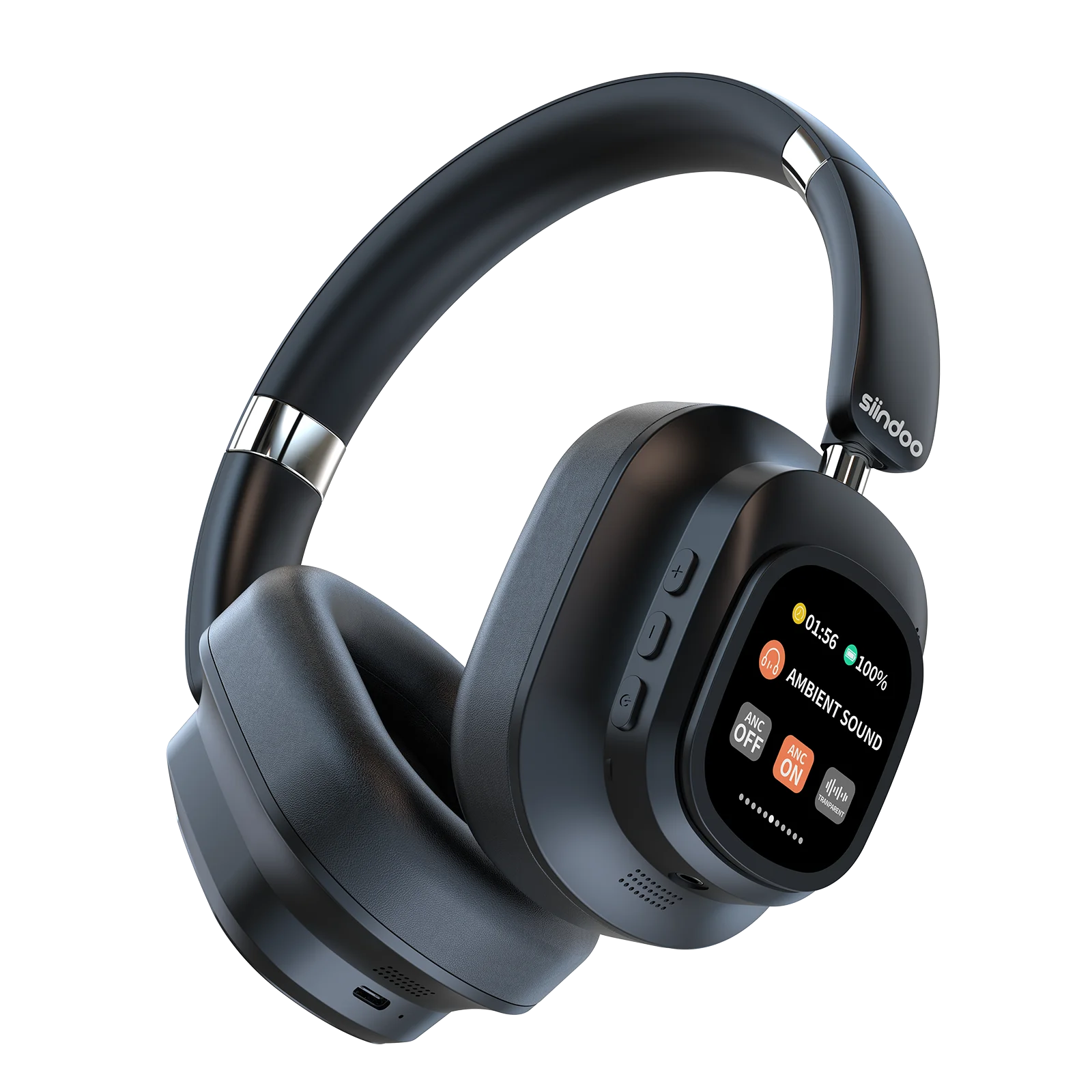 Wireless Headphone, With Multi Magnetic Touch Control LED Screen.