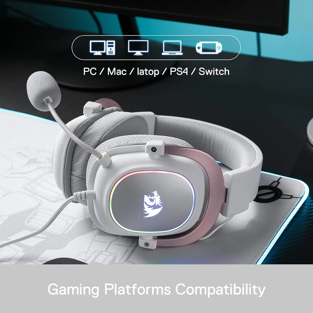 Redragon Wired Backlit Gaming Surround Sound Headphone