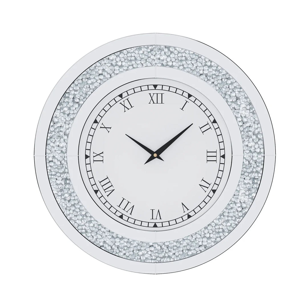 32inch Modern 3D Large Diamond Crystal Clock