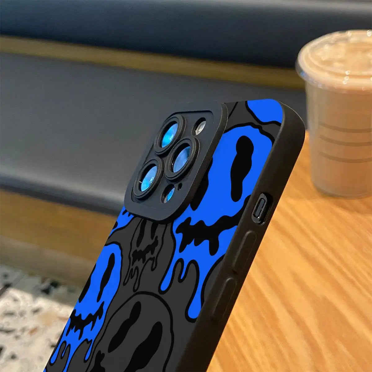 Fashion Smile Face Pattern Phone Case.