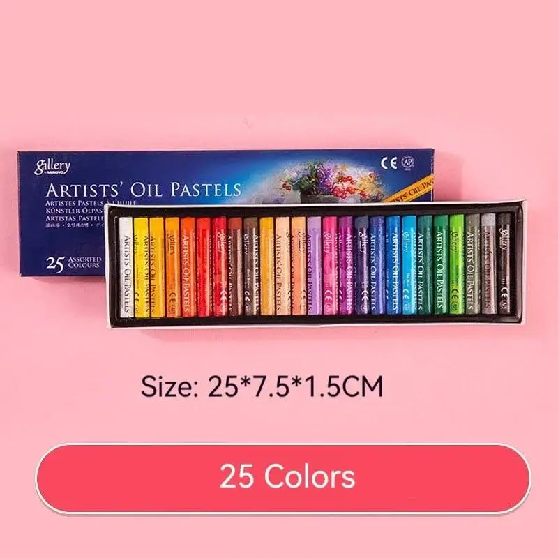 25/50 Colors Oil Pastel Soft Stick Set Children Professional Painting Drawing Graffiti Art Crayons Washable Art Student Supplies