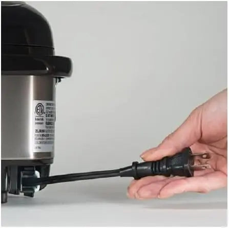 Compact 3-Cup Rice Cooker with Multiple Menu Settings, Stainless Steel, Retractable Cord & Easy Transport